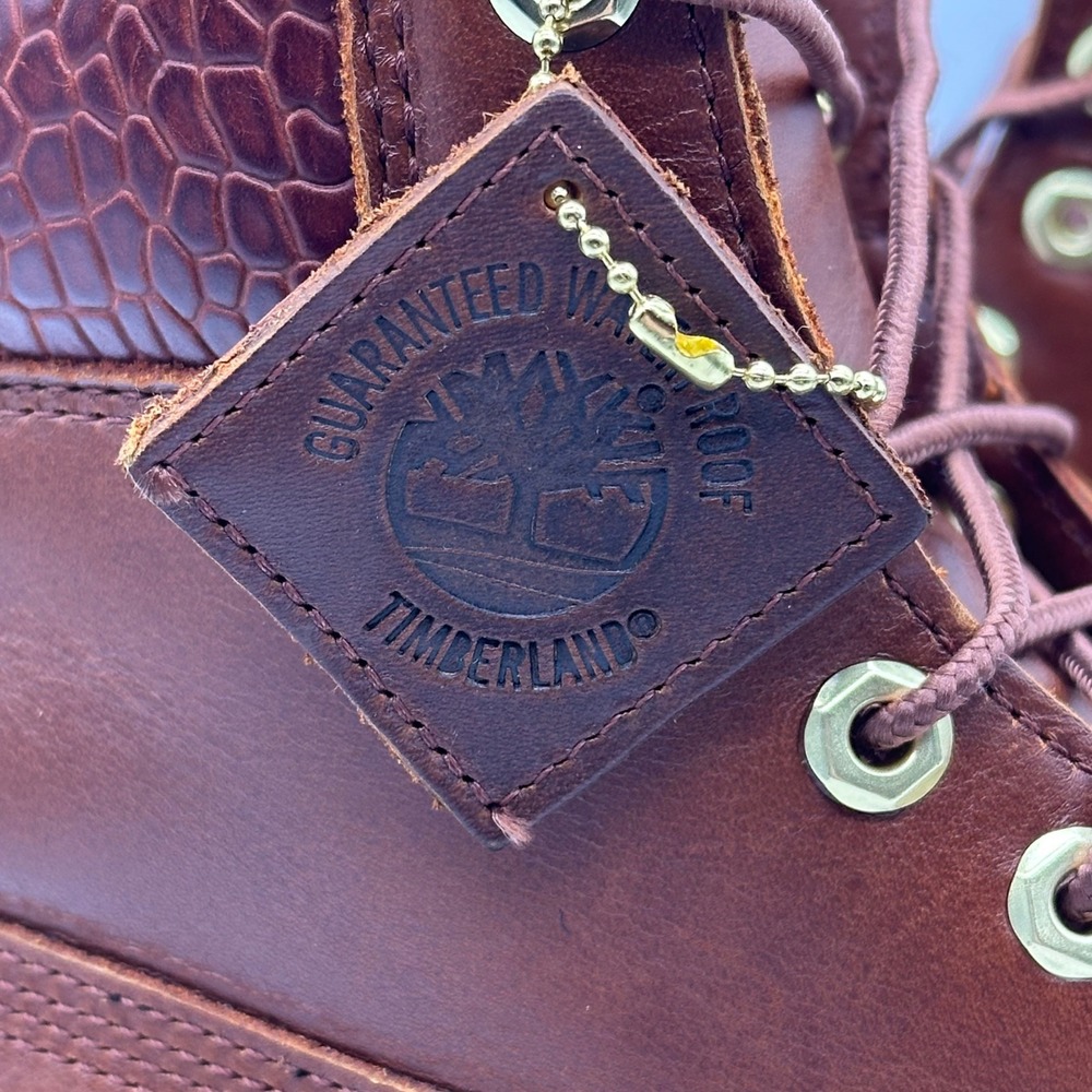 Timberland A2GX7 Womens 9.5 Safari Crocodile 6-Inch Premium Waterproof Boot K43 - Picture 12 of 12